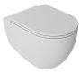 Sapho Isvea Infinity vékony Duroplast Soft Close WC-ülőke, matt fehér 40KF0201I-S