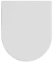 Sapho Isvea Infinity vékony Duroplast Soft Close WC-ülőke, matt fehér 40KF0201I-S