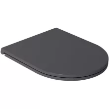   Sapho Isvea Infinity vékony Duroplast Soft Close WC-ülőke, antracit 40KF0522I-S