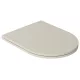 Sapho Isvea Infinity vékony Duroplast Soft Close WC-ülőke, elefántcsont színű 40KF0532I-S