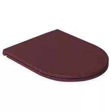  Sapho Isvea Infinity vékony Duroplast Soft Close WC-ülőke, vörös 40KF0543I-S