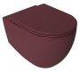 Sapho Isvea Infinity vékony Duroplast Soft Close WC-ülőke, vörös 40KF0543I-S