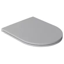  Sapho Isvea Infinity vékony Duroplast Soft Close WC-ülőke, szürke 40KF0547I-S