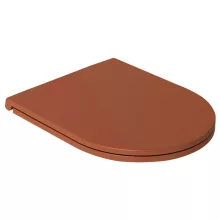   Sapho Isvea Infinity vékony Duroplast Soft Close WC-ülőke, terracotta 40KF0548I-S