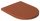 Sapho Isvea Infinity vékony Duroplast Soft Close WC-ülőke, terracotta 40KF0548I-S