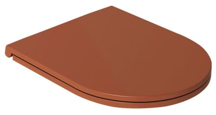 Sapho Isvea Infinity vékony Duroplast Soft Close WC-ülőke, terracotta 40KF0548I-S