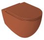 Sapho Isvea Infinity vékony Duroplast Soft Close WC-ülőke, terracotta 40KF0548I-S