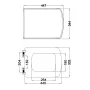 Sapho Isvea Purity WC ülőke, Soft Close, fehér 40S30700I