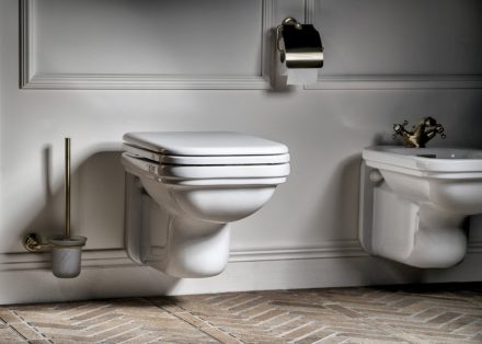 Sapho Kerasan Waldorf Fali kerámia WC csésze 37x55 cm, fehér 411501