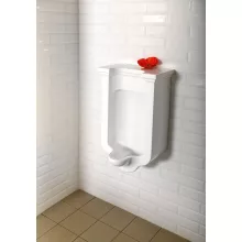   Sapho Kerasan Waldorf kerámia piszoár szifonnal és szerelőcsomaggal, fehér 413001