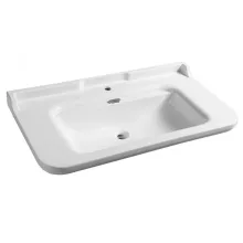   Sapho Kerasan Waldorf kerámia mosdó 100x55 cm csaplyukkal és túlfolyóval, fehér 4142K1