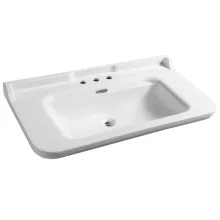   Sapho Kerasan Waldorf kerámia mosdó három csapfurattal 120x55 cm, fehér 4144K1-3