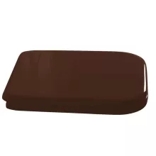   Sapho Kerasan Waldorf WC-ülőke, Soft Close, dió/bronz pánt 418640