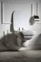 Sapho Kerasan Waldorf WC-ülőke, Soft Close, fehér/króm pánt 418801