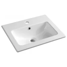   Sapho Practico 50x40 beépíthető kerámiamosdó, fehér 44050