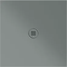   Sapho Gsi Extra Flat kerámia zuhanytálca 80x80x2 cm, matt agave 46080804