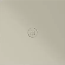   Sapho Gsi Extra Flat kerámia zuhanytálca 80x80x2 cm, matt kréta 46080808
