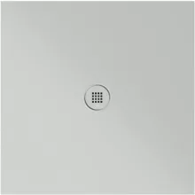   Sapho Gsi Extra Flat kerámia zuhanytálca 90x90x2 cm, matt cement 46090917