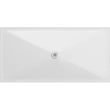   Sapho GSI Extra Flat kerámia zuhanytálca 200x100x2 cm, matt fehér 46201009