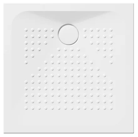 Sapho GSI EXTRA FLAT kerámia zuhanytálca 80x80x4 cm, ExtraGlaze bevonattal, fehér 47080811