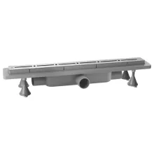   Sapho Omp Tea Renova Eco Line padlóösszefolyó inox ráccsal 940 mm, inox 4943.304.8C
