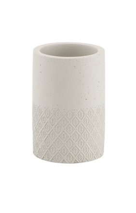 Sapho Afrodite cement fogkefetartó pohár, bézs 4998