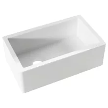   Sapho Kerasan Essex beépíthető kerámia mosogató 76x25,4x45,6 cm, fehér 541101