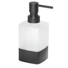   Sapho Lounge tejüveges szappanadagoló 280ml, matt fekete 545514