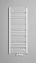 Bruckner Albrecht fürdőszobai radiátor 500x1250, központi csatlakozással, fehér 600.114.4