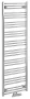 Sapho Bruckner Albrect acél radiátor középső bekötéssel 500x1570 mm, króm 600.115.1