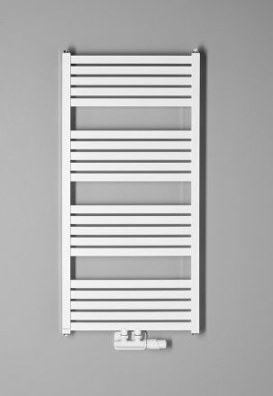 Sapho Bruckner Grunt acél fürdőszobai radiátor középső bekötéssel 50x105 cm fehér 600.121.4