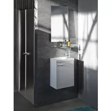 Sapho Wega tükör polccal 80x80 cm, króm 60092-8