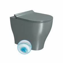 Sapho GSI Tono álló kerámia WC csésze 36x53 cm GeniusFlush öblítéssel és DualGlaze+ bevonattal, matt agave kivitelben