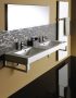 Sapho Flavia öntött márvány dupla mosdó 140x50 cm, szögletes 68141