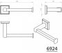 Sapho COLORADO WC papír tartó , króm 6924