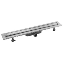   Sapho Omp Tea lineáris zuhanylefolyó szett 108 cm, inox 6963.401.8