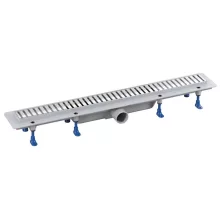   Sapho Bruckner zuhanyfolyóka rozsdamentes acél ráccsal 71x12,2x6,5 cm, inox 700.157.2