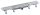 Sapho Bruckner zuhanyfolyóka rozsdamentes acél ráccsal 81x12,2x6,5 cm, inox 700.158.2