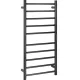 Bemeta Laderra elektromos törölközőszárító radiátor 450x960 mm digitális termosztáttal, fekete.
