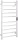 Bemeta Laderra elektromos törölközőszárító radiátor 450x960 mm, digitális termosztáttal, fehér.