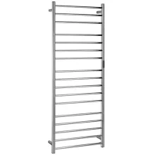 Bemeta Laderra elektromos törölközőszárító radiátor 600x1680 mm digitális termosztáttal, polírozott ezüst.