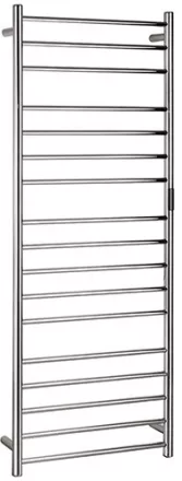 Bemeta Laderra elektromos törölközőszárító radiátor 600x1680 mm digitális termosztáttal, polírozott ezüst.
