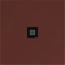   Polysan Flexia öntött márvány zuhanytálca 90x90 cm, matt barna 71546.71