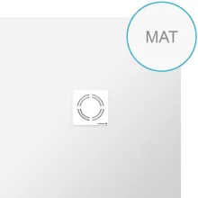   Polysan Flexia öntött márvány zuhanytálca 90 cm, matt fehér 71546MAT