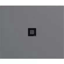   Polysan Flexia öntött márvány zuhanytálca 120x100 cm, matt szürke 71563.31