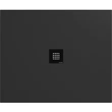   Polysan Flexia öntött márvány zuhanytálca 120x100 cm, matt antracit 71563.51