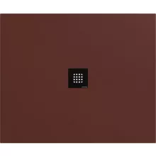   Polysan Flexia öntött márvány zuhanytálca 120x100 cm, matt barna 71563.71