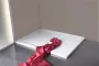 Polysan Varesa öntött márvány 120x80 zuhanytálca fehér 71604