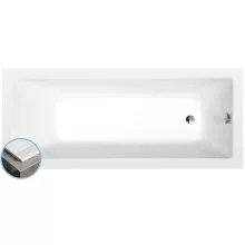 Polysan Noemi Slim akril kád 160x70x39 cm fehér 71707S
