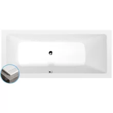 Polysan Mimoa Slim akril kád 170x75x39 cm fehér 71709S